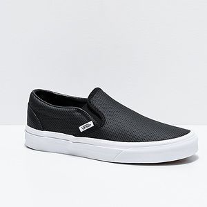 VANS black leather